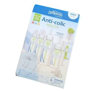 New in box Dr.Brown’s Anti-Colic Narrow Baby Bottle Gift Set